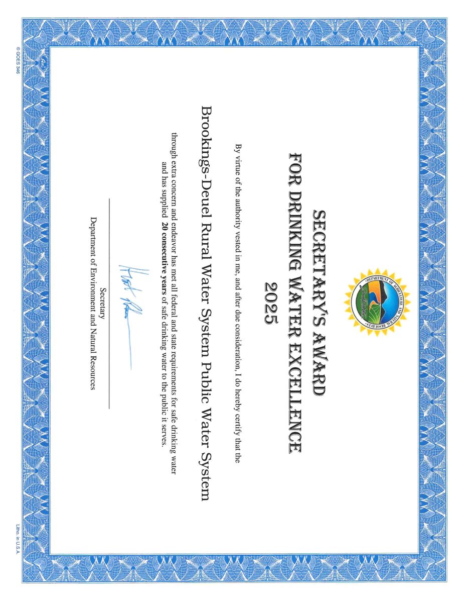 2025 drinking water excellence